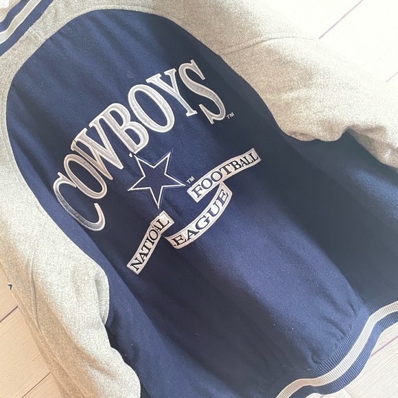 Rare Vintage NFL Dallas Cowboys Football Varsity Jacket size Large, wool blend - Picture 5 of 13